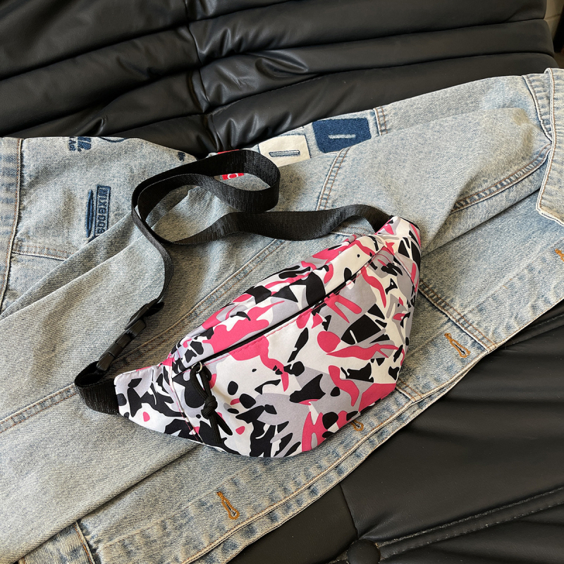 Oksford torba za struk preko tijela, proljeće 2025 izdanje, podstava od poliester, zatvaranje zipom, unutarnja džep na zip