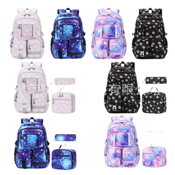 Училищна раница с аниме мотив (Материал: Oxford плат; Дизайн: аниме мотив; Презрамки с въздушна подпора; Модел: 9265)