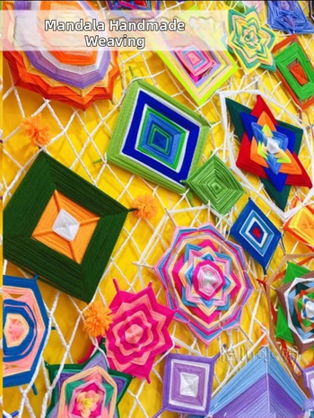 Χειροποίητο κρεμαστό μάνταλα για γωνιά τέχνης νηπιαγωγείου — διδακτικό παιχνίδι, στυλ φρέσκο και γλυκό, κυκλοφόρησε το χειμώνα του 2024