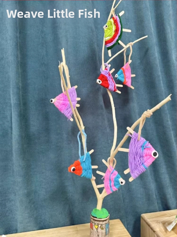 Χειροποίητο κρεμαστό μάνταλα για γωνιά τέχνης νηπιαγωγείου — διδακτικό παιχνίδι, στυλ φρέσκο και γλυκό, κυκλοφόρησε το χειμώνα του 2024