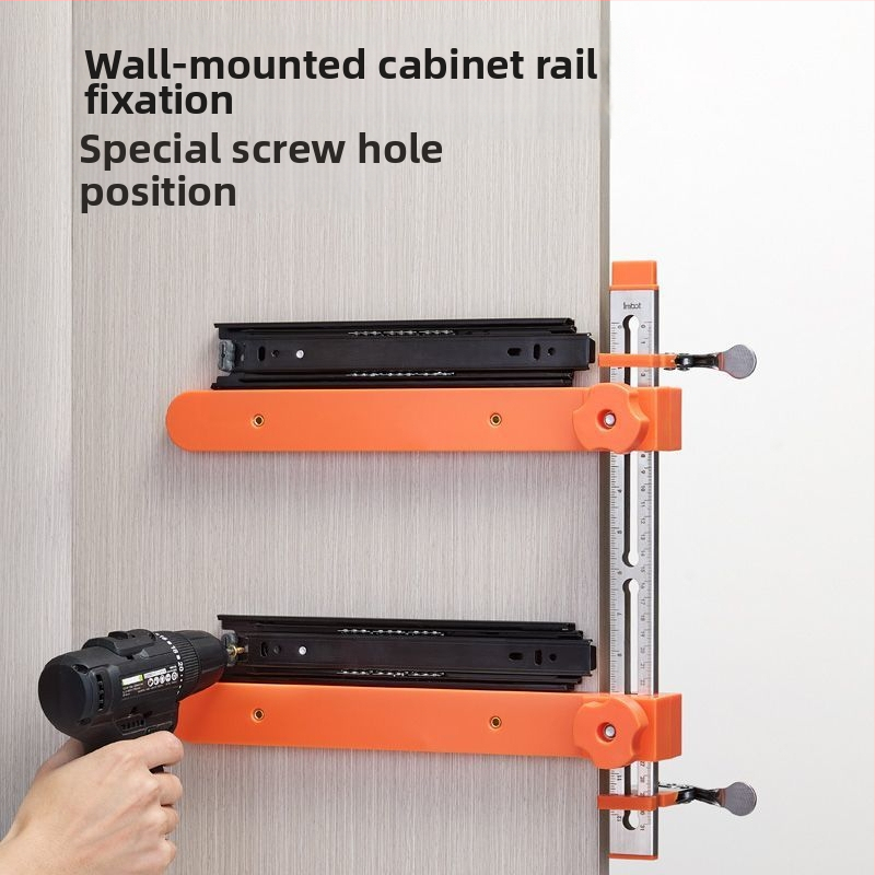 Инструмент за водачи на чекмеджета — бързо позициониране, пробиване и монтаж, регулируемо свързване, Taozao