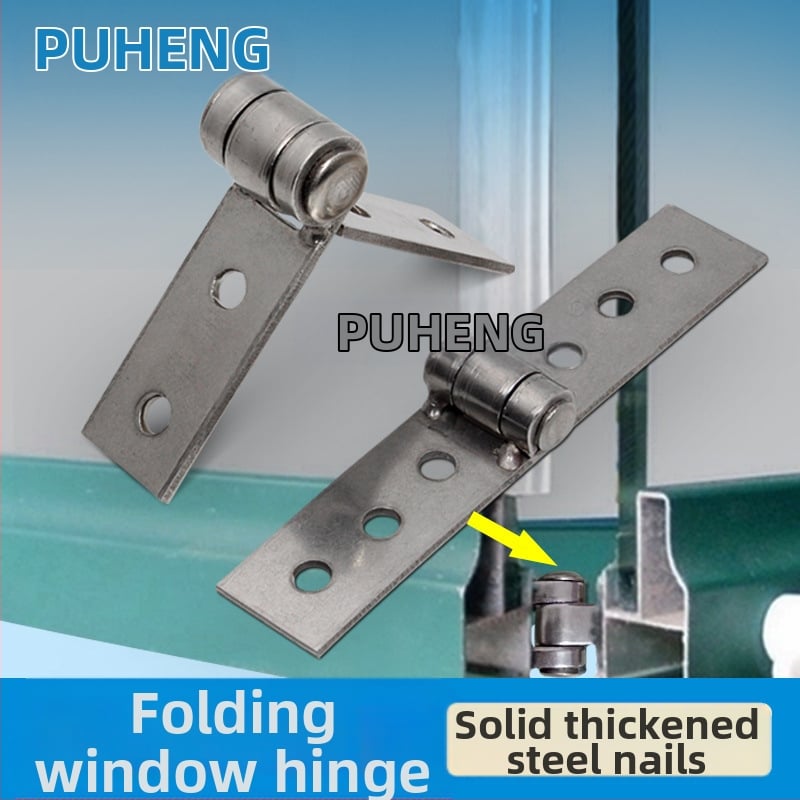 Bezrāmja stikla loga panta, salokāmais balkona panta, nerūsējošais tērauds, Modelis 1, virsmas apstrāde: skatiet detaļas, stils: jauns ķīniešu stils