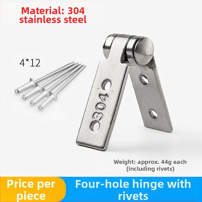 Bezrāmja stikla loga panta, salokāmais balkona panta, nerūsējošais tērauds, Modelis 1, virsmas apstrāde: skatiet detaļas, stils: jauns ķīniešu stils