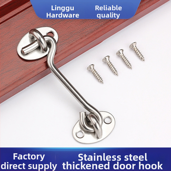 Rozsdamentes acél Wind Hook ajtó- és ablakokhoz — Márka Left Steel, Modell Wind Hook, modern minimalist hardver-kiegészítő