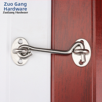 Rozsdamentes acél Wind Hook ajtó- és ablakokhoz — Márka Left Steel, Modell Wind Hook, modern minimalist hardver-kiegészítő