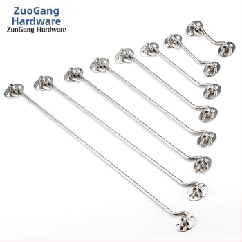 Rozsdamentes acél Wind Hook ajtó- és ablakokhoz — Márka Left Steel, Modell Wind Hook, modern minimalist hardver-kiegészítő