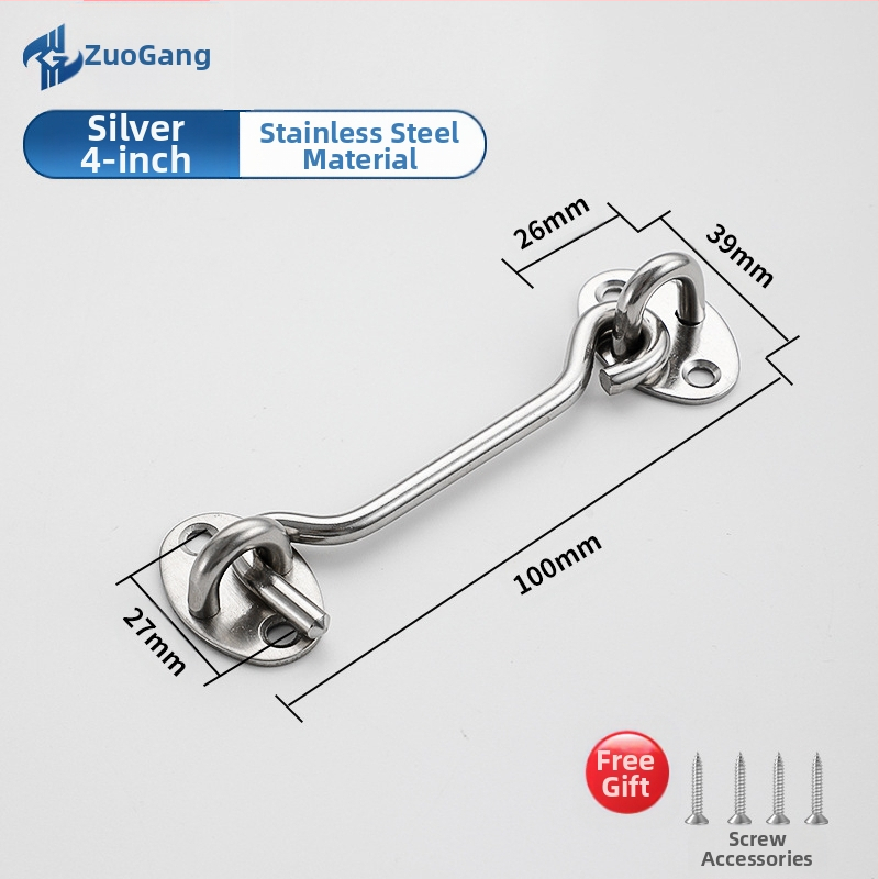 Rozsdamentes acél Wind Hook ajtó- és ablakokhoz — Márka Left Steel, Modell Wind Hook, modern minimalist hardver-kiegészítő