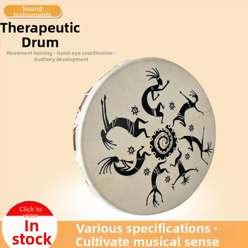 Juhbőrös kéz-dob felnőtteknek — sámán stílusú terápiás ütőhangszer jóga és hanggyógyítás