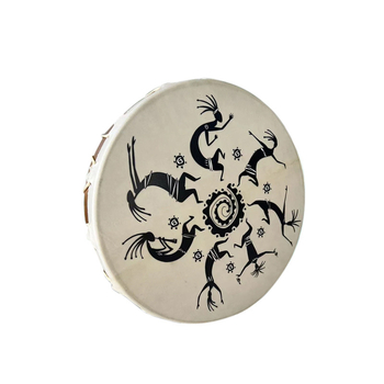 Τύμπανο χεριού με δέρμα προβάτου για ενήλικες — Σαμανικού στυλ θεραπευτικό κρουστό για γιόγκα και ήχο ίασης