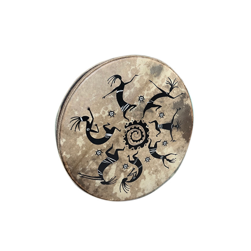 Juhbőrös kéz-dob felnőtteknek — sámán stílusú terápiás ütőhangszer jóga és hanggyógyítás