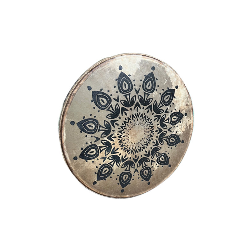 Juhbőrös kéz-dob felnőtteknek — sámán stílusú terápiás ütőhangszer jóga és hanggyógyítás