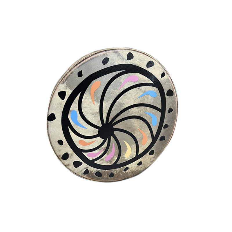 Juhbőrös kéz-dob felnőtteknek — sámán stílusú terápiás ütőhangszer jóga és hanggyógyítás