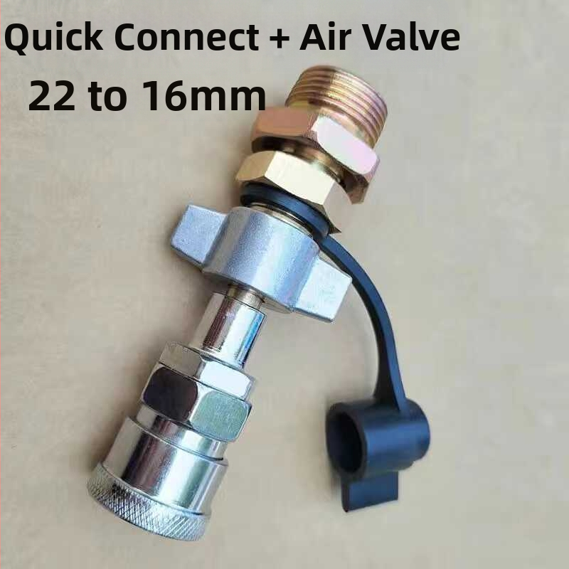 Съединител за въздушна система на ремарке и камион – поддържащ резервоар за въздух, входна тръба, тръбно съединение; Произход: Друг; Марка: Друг; Модел: Друг; Приложение: Строителство