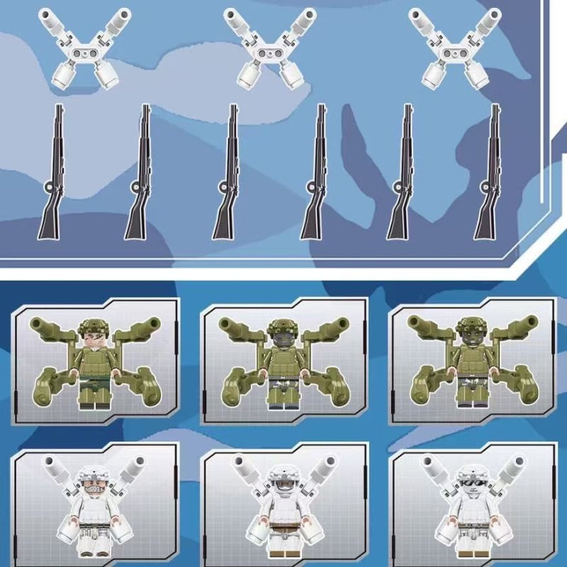 ABS plastiko mikro blokų rinkinys, 0–38 vnt., 0,05 kg, be elektros