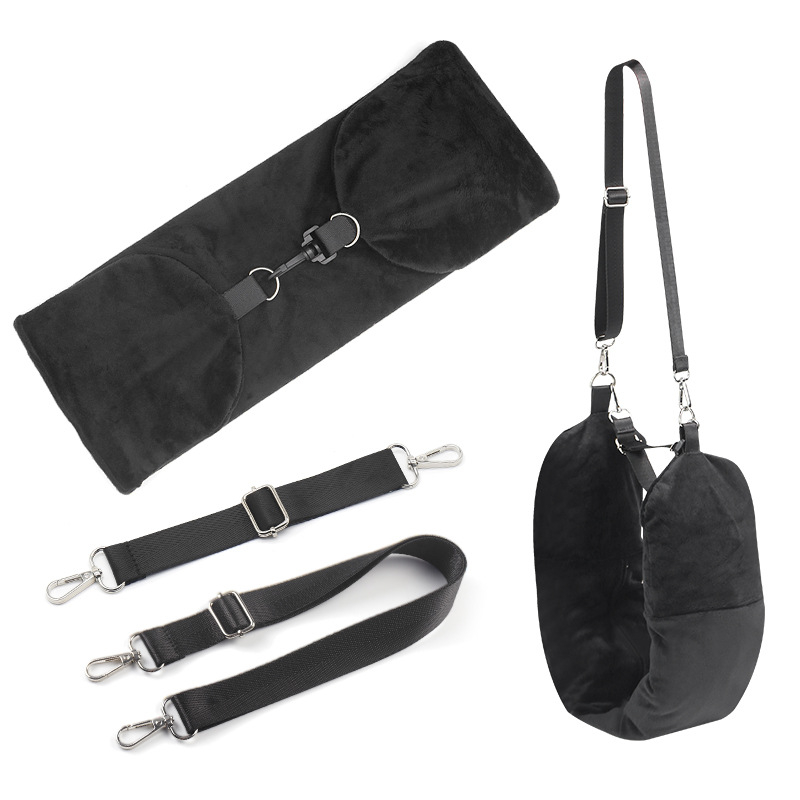 U formos kaklo kelioninis pagalvė su laikymo maišeliu, megztas audinys, aukštis 5.1–10 cm, svoris 0.55–1.0 kg, suaugusiems