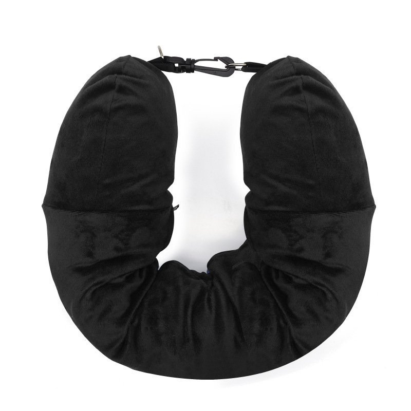 U formos kaklo kelioninis pagalvė su laikymo maišeliu, megztas audinys, aukštis 5.1–10 cm, svoris 0.55–1.0 kg, suaugusiems