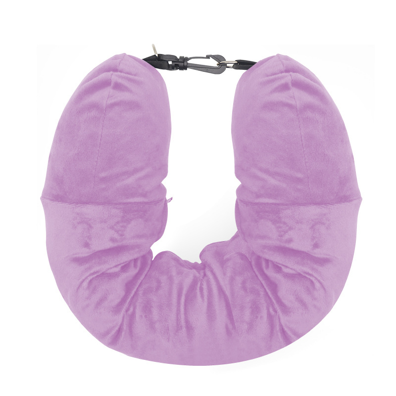 U formos kaklo kelioninis pagalvė su laikymo maišeliu, megztas audinys, aukštis 5.1–10 cm, svoris 0.55–1.0 kg, suaugusiems