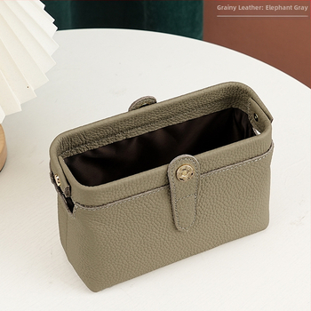 Козметична и тоалетна чанта за жени от Fair Sky — естествена кожа, подплата полиестер, кожа от първи слой