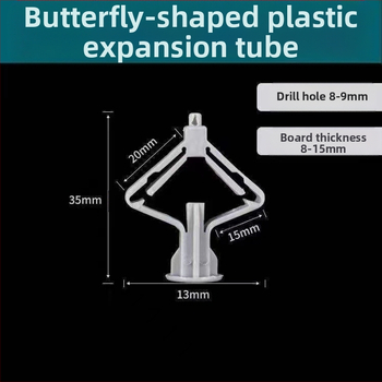 Найлонов пеперуден разширител за гипсокартон, разширителен винт