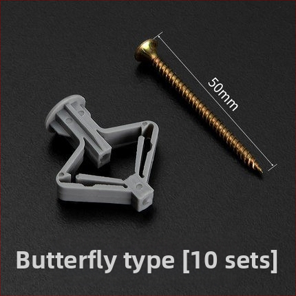 Найлонов пеперуден разширител за гипсокартон, разширителен винт