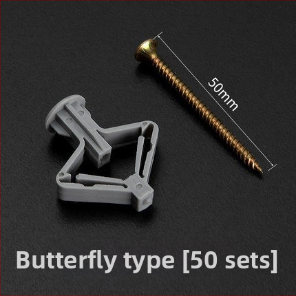 Найлонов пеперуден разширител за гипсокартон, разширителен винт