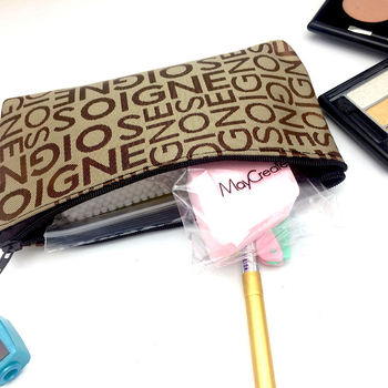 Чанта за козметика Language Xuan – полиестер, модел с букви, подплата от нейлон, унисекс