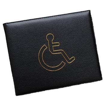 Θήκη προστασίας καρτών PVC για κάρτες αναπηρίας και στάθμευσης, γεωμετρικό μοτίβο, ουδέτερος φύλος, επένδυση πολυεστέρα, οικιακή αποθήκευση, Άνοιξη 2024