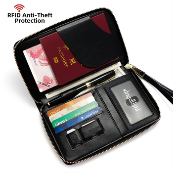 PU pasų dėklas — unisex kelioninis organizatorius, vientisas raštas, poliesterio pamušalas, Žiema 2024.