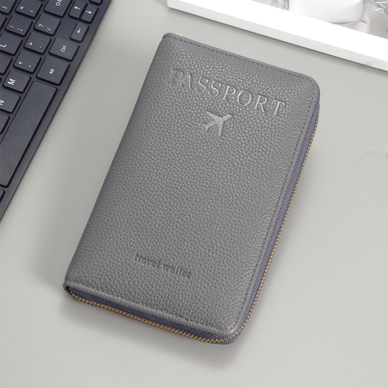 Pase ir dokumentų dėklas, PU medžiaga, atsparus vandeniui, 2025 m. pavasario leidimas, unisex