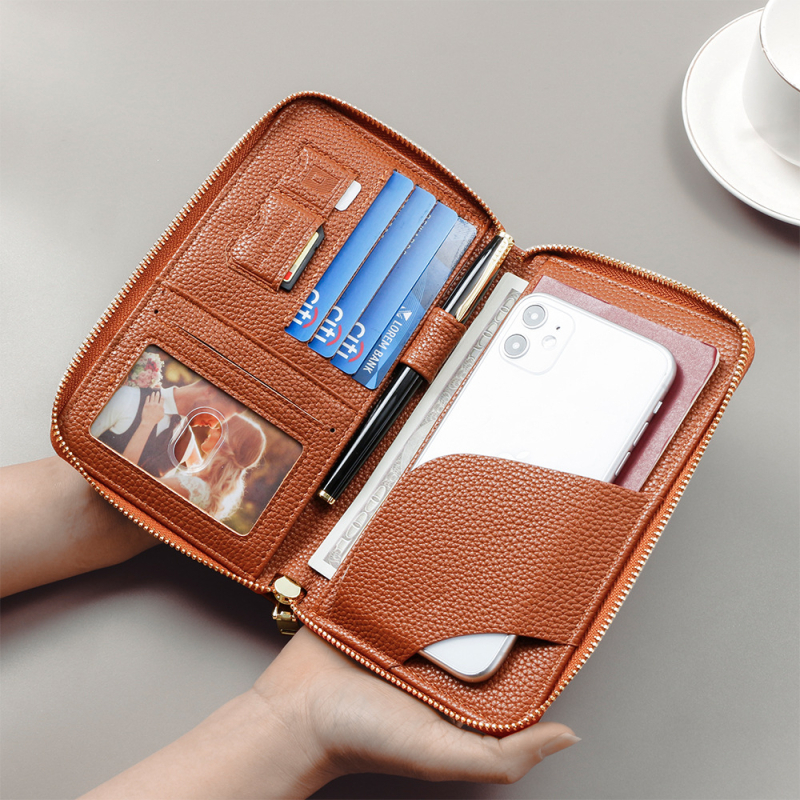 Pase ir dokumentų dėklas, PU medžiaga, atsparus vandeniui, 2025 m. pavasario leidimas, unisex