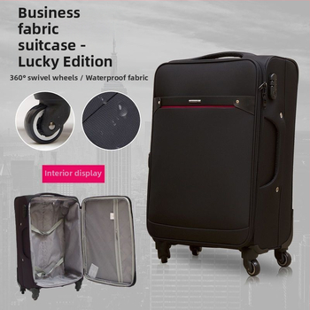 Bagaj unisex pentru călătorii de afaceri cu fermoar, material PET+PE, roți universale, căptușeală Oxford