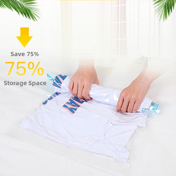 Σακούλα κενού για συμπίεση – χωρίς αέρα, παχιά κατασκευή, χειροκίνητος σχεδιασμός, κατάλληλη για οικιακή χρήση και ταξίδια, για ρούχα με πούπουλο (Χωρίς αέρα; Παχιά κατασκευή; Χειροκίνητος σχεδιασμός; Οικιακή/Ταξίδια; Ρούχα με πούπουλο)