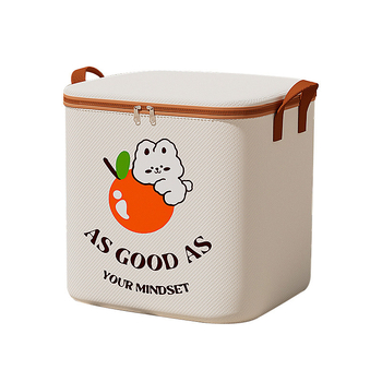 Κυβώδης τσάντα αποθήκευσης για κουβέρτες και ρούχα, από μη υφασμένο ύφασμα, πολυλειτουργικός οργανωτής υπνοδωματίου