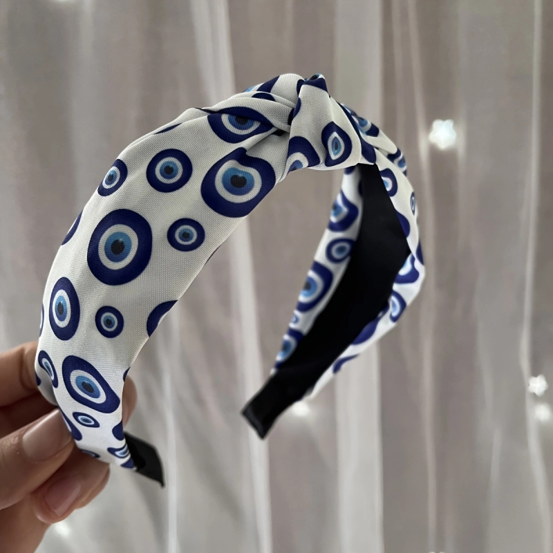 Fejfedő leopárd mintás virágokkal chiffonnal, kereszt-elasztikus hajpánt, kézzel készített, eredeti dizájn, Yiwu eredetű, nyár 2025