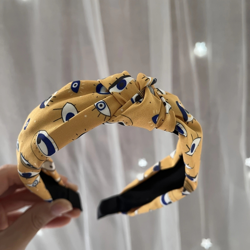 Fejfedő leopárd mintás virágokkal chiffonnal, kereszt-elasztikus hajpánt, kézzel készített, eredeti dizájn, Yiwu eredetű, nyár 2025