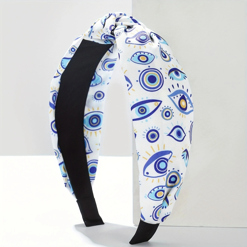 Fejfedő leopárd mintás virágokkal chiffonnal, kereszt-elasztikus hajpánt, kézzel készített, eredeti dizájn, Yiwu eredetű, nyár 2025