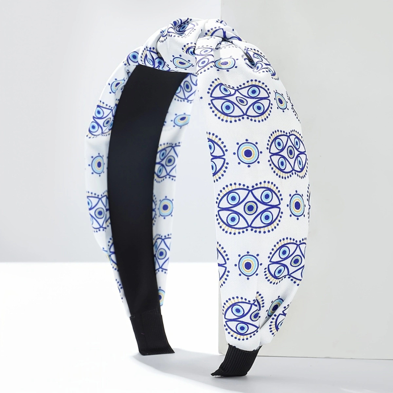 Fejfedő leopárd mintás virágokkal chiffonnal, kereszt-elasztikus hajpánt, kézzel készített, eredeti dizájn, Yiwu eredetű, nyár 2025