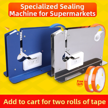 Plastikiniams maišams skirtos uždarymo klipsų mašina su saitimo funkcija