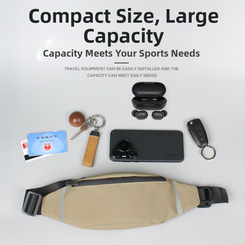 Αθλητική ζώνη μέσης για εξωτερικό τρέξιμο, διαπερατή, υπερ-ελαφριά, αντιβακτηριακή, μειώνει τον φόρτο, υλικό μεμβράνης, unisex