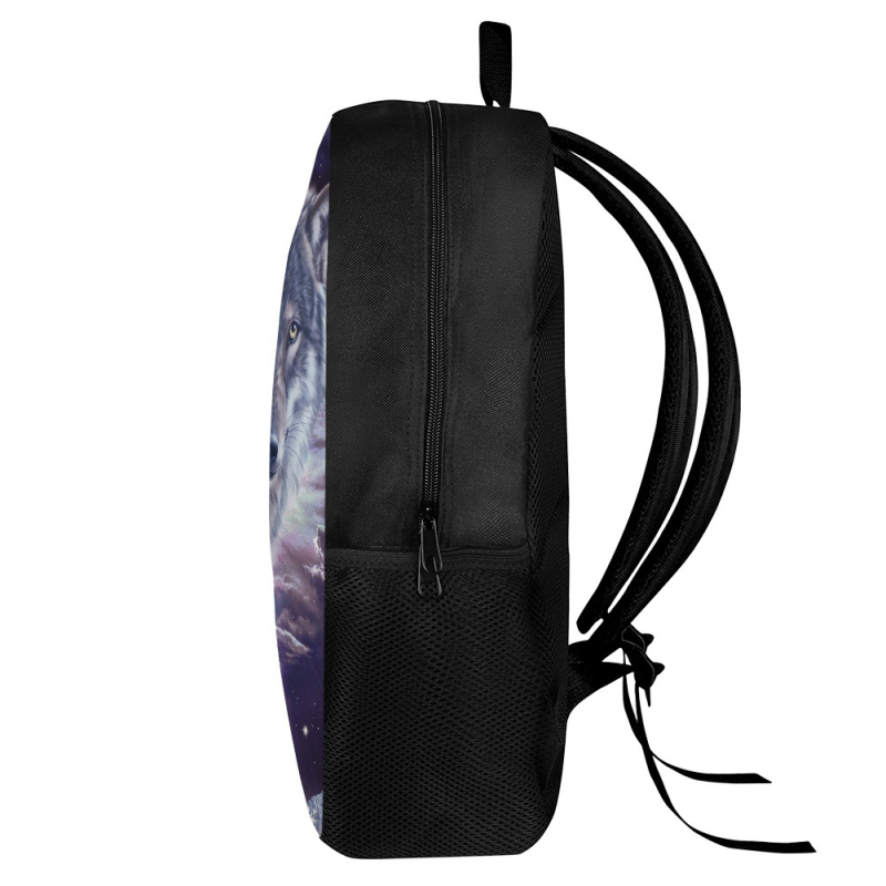 Unisex ruksak od poliestera za osnovnu školu, kapacitet do 20 L, zatvaranje zipom, prozračan, vodootporan, otporan na habanje, protiv krađe, dvostruki kaiševi, prilagodljiv uzorak i tiskani logotip