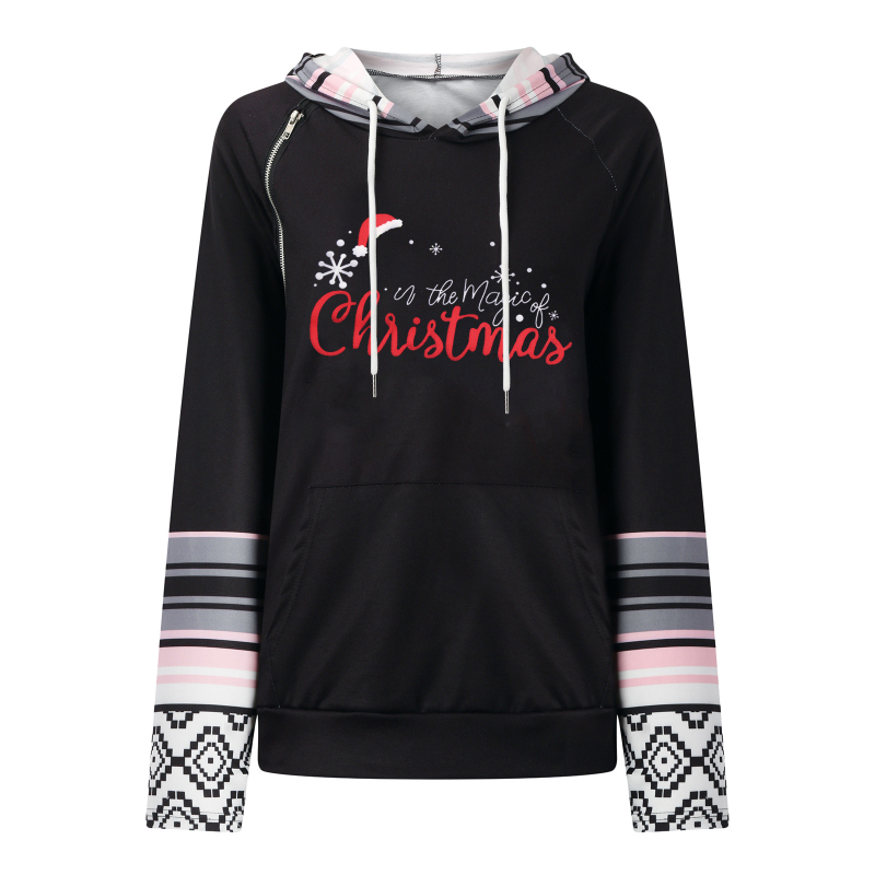 Džemperis su gobtuvu, išspausdintas dizainas, miesto laisvalaikio stilius, siauras kirpimas, skaitmeninis spausdinimas