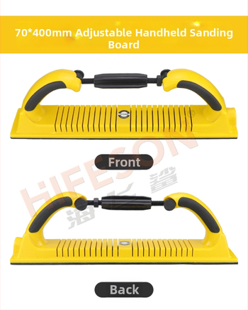 Χειροκίνητη σανίδα λείανσης με ρυθμιζόμενο ορθογώνιο τριβείο για λείανση, γυάλισμα και ξηρή λείανση με σύστημα αναρρόφησης σκόνης.