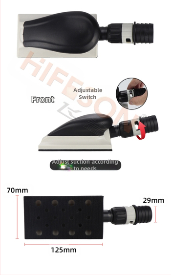 Χειροκίνητη σανίδα λείανσης με ρυθμιζόμενο ορθογώνιο τριβείο για λείανση, γυάλισμα και ξηρή λείανση με σύστημα αναρρόφησης σκόνης.