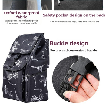 Pirkinių krepšys Zhuoya, Oxford audinys, maksimalus apkrova 50 kg, Laisvalaikio stilius, Spausdintas logotipas: Taip, Personalizavimas: Taip