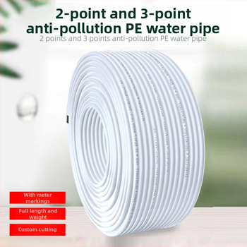 PE vamzdeliai vandens valymo įrenginiui – pynuotas tiekimo vamzdelis, modelis 2 taškai, ruloninė pakuotė