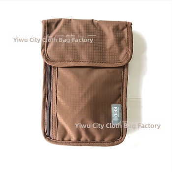 Αδιάβροχο νάιλον τσαντάκι διαβατηρίου με προστασία RFID, πολυλειτουργικός οργανωτής εγγράφων για ταξίδια, τσάντα ώμου messenger, μοντέλο 016