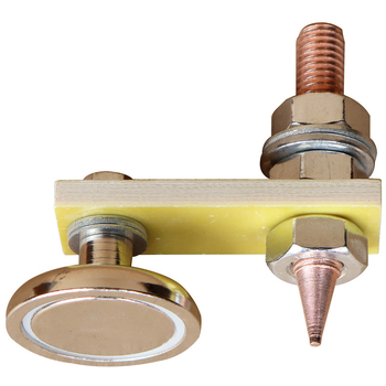 Συνδετήρας γείωσης για λαμαρίνες για συγκόλληση, μοντέλο XJP-1023, μάρκα Xin Junpeng, μονωμένο μαγνητικό σιδερένιο σώμα, 0.15 кг