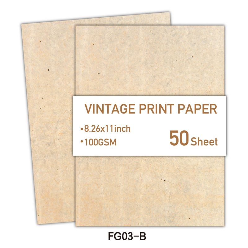 A4 dvipusis laiškų popierius DIY dienoraščiui su retro stiliumi