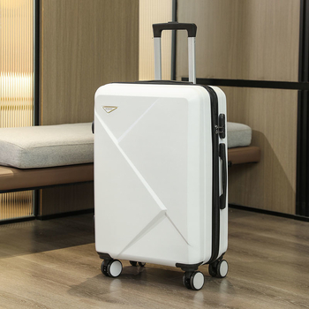 Valiză de cabină unisex cu deschidere prin fermoar, carcasă PET+PE, roți universale, căptușeală ABS