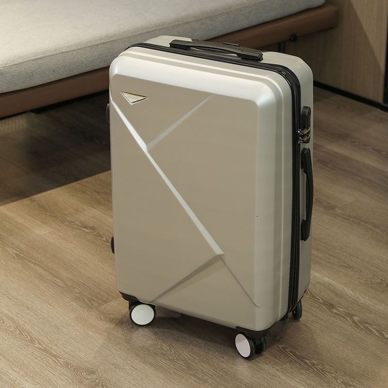 Valiză de cabină unisex cu deschidere prin fermoar, carcasă PET+PE, roți universale, căptușeală ABS